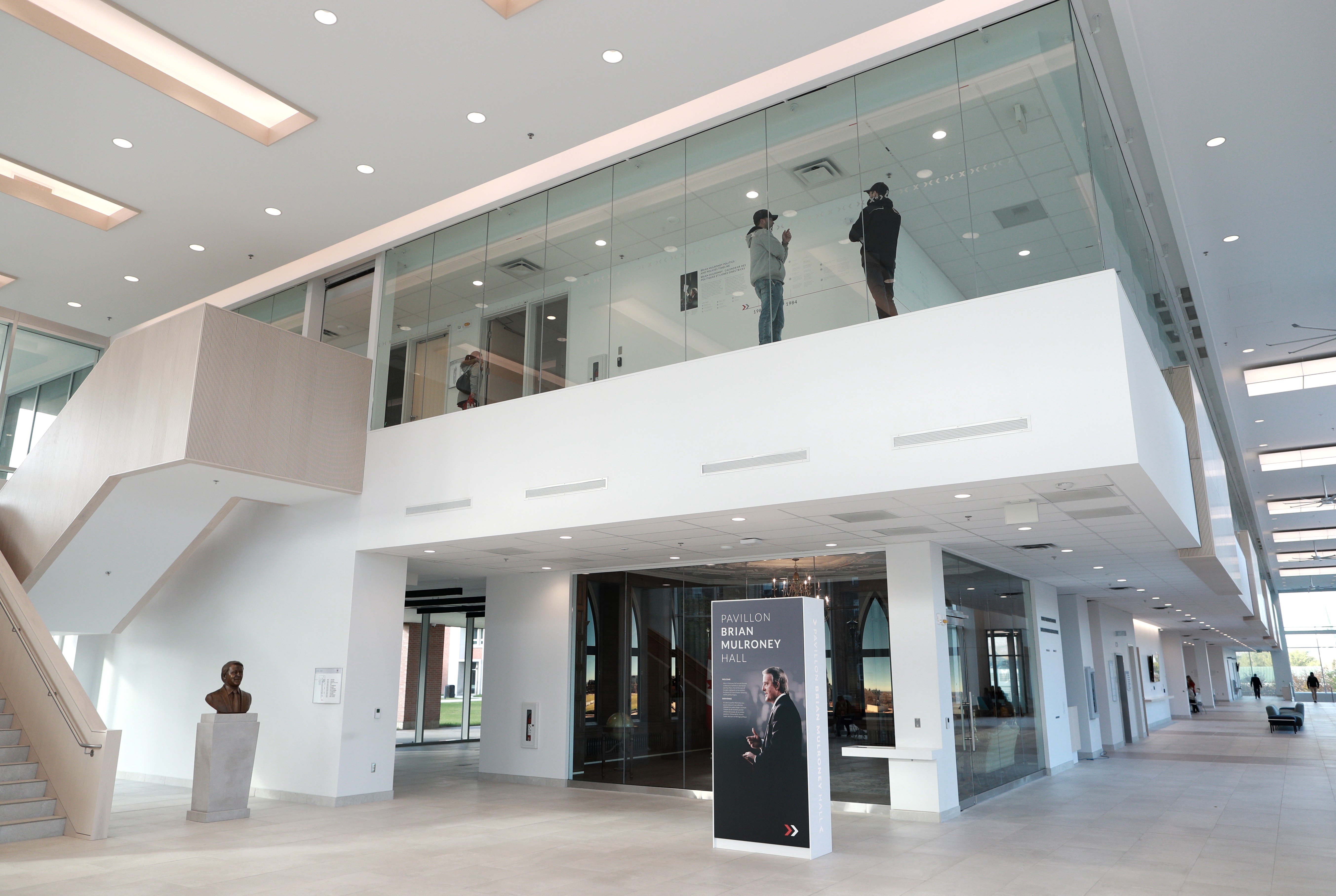 Interior of the Mulroney Centre. An interior of the Mulroney Centre.