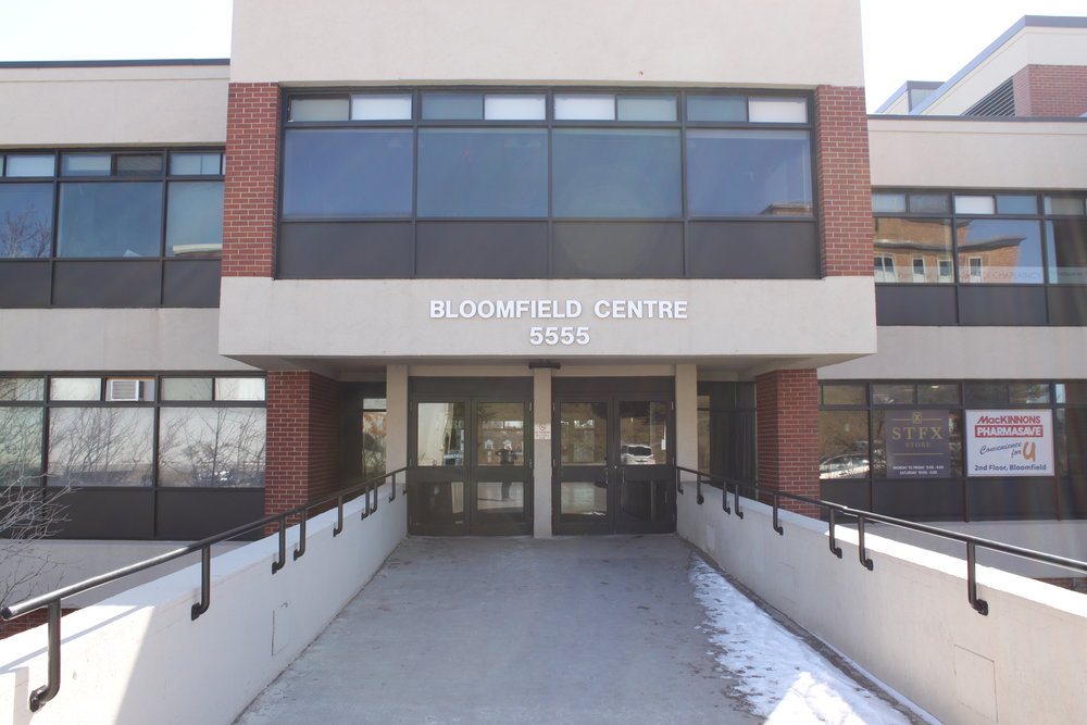 Bloomfield Centre Entrance to a campus building