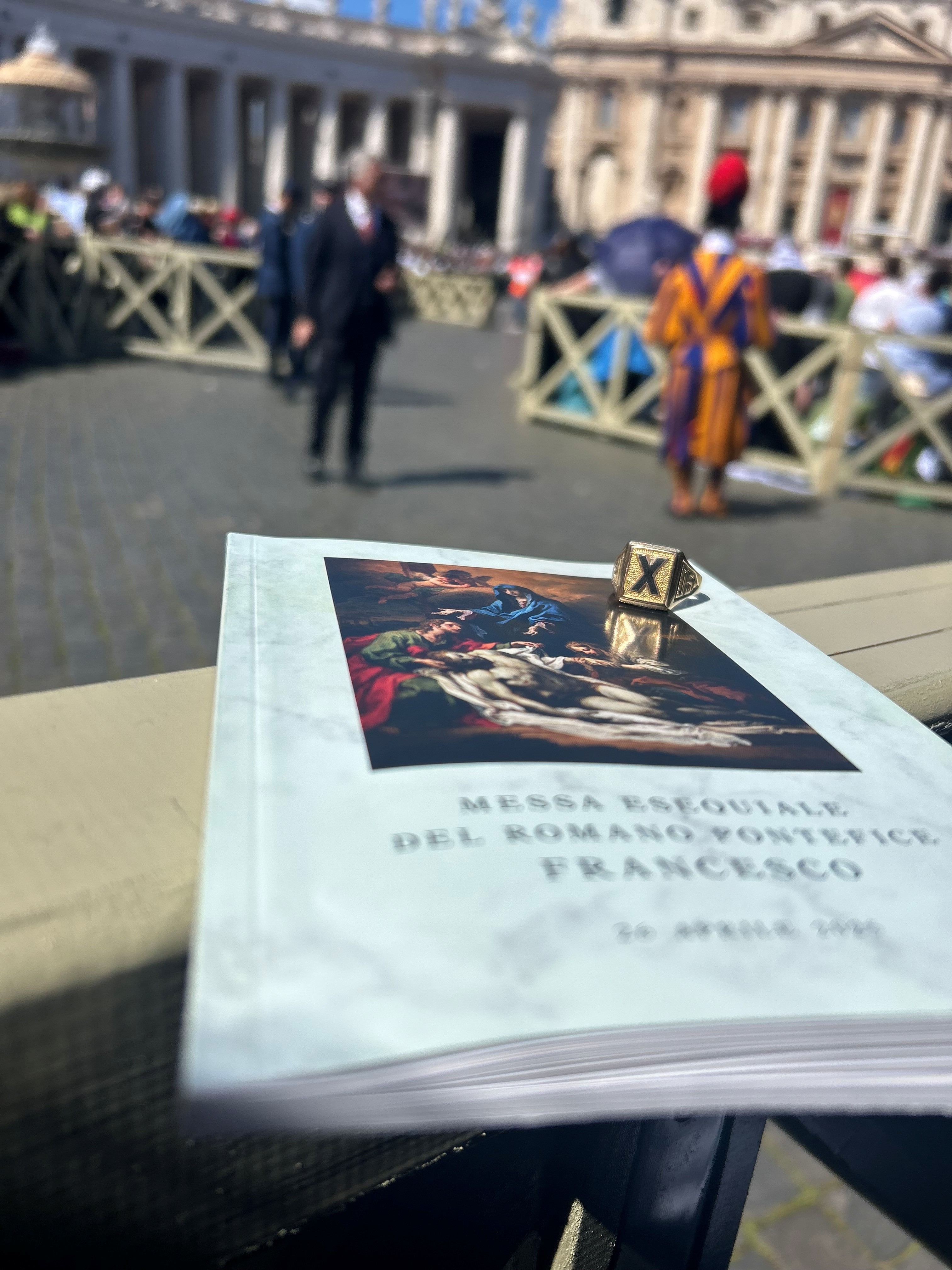 X-Ring in St. Peter's Square, Vatican City X-Ring in St. Peter's Square, Vatican City