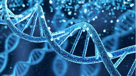 DNA gene helix spiral molecule structure