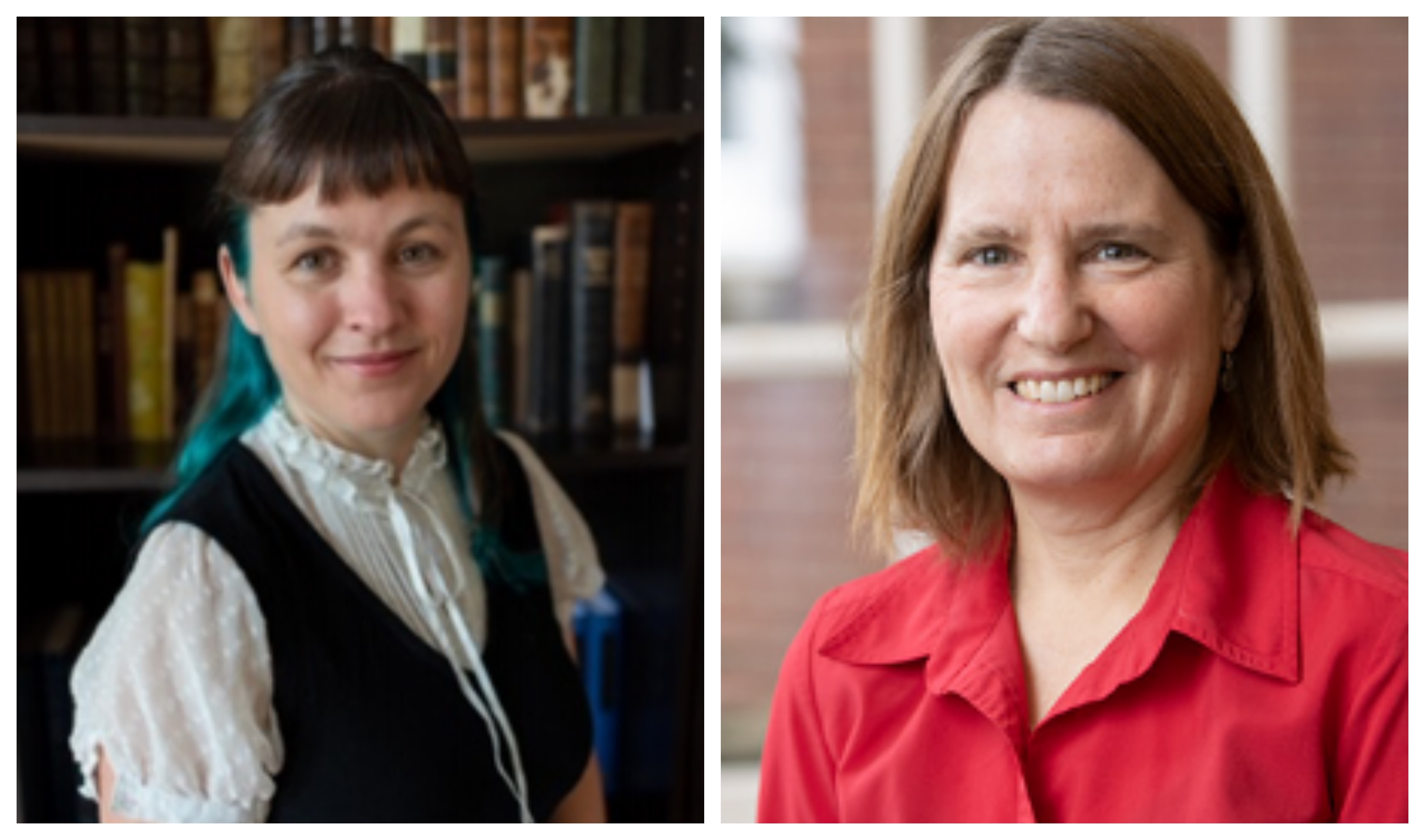 Profile picture collage of Dr. Laura Estill and Susan Cameron