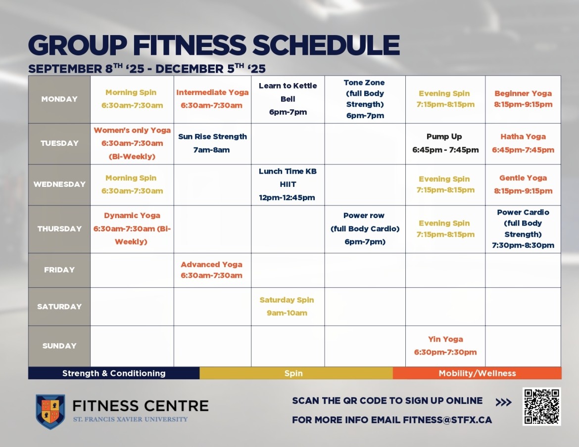 Group Fitness Schedule
