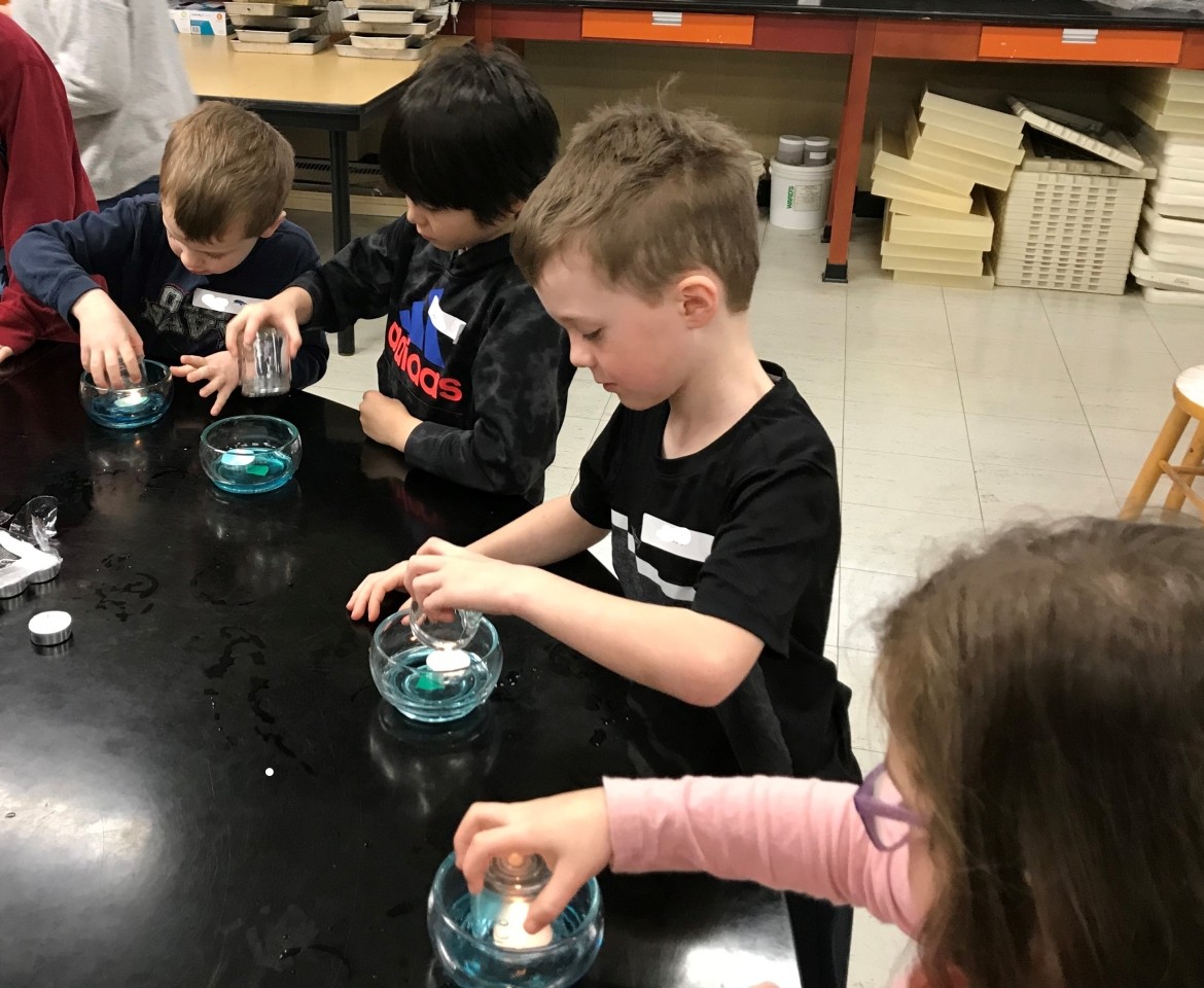 Students Doing Experiments With Eggs