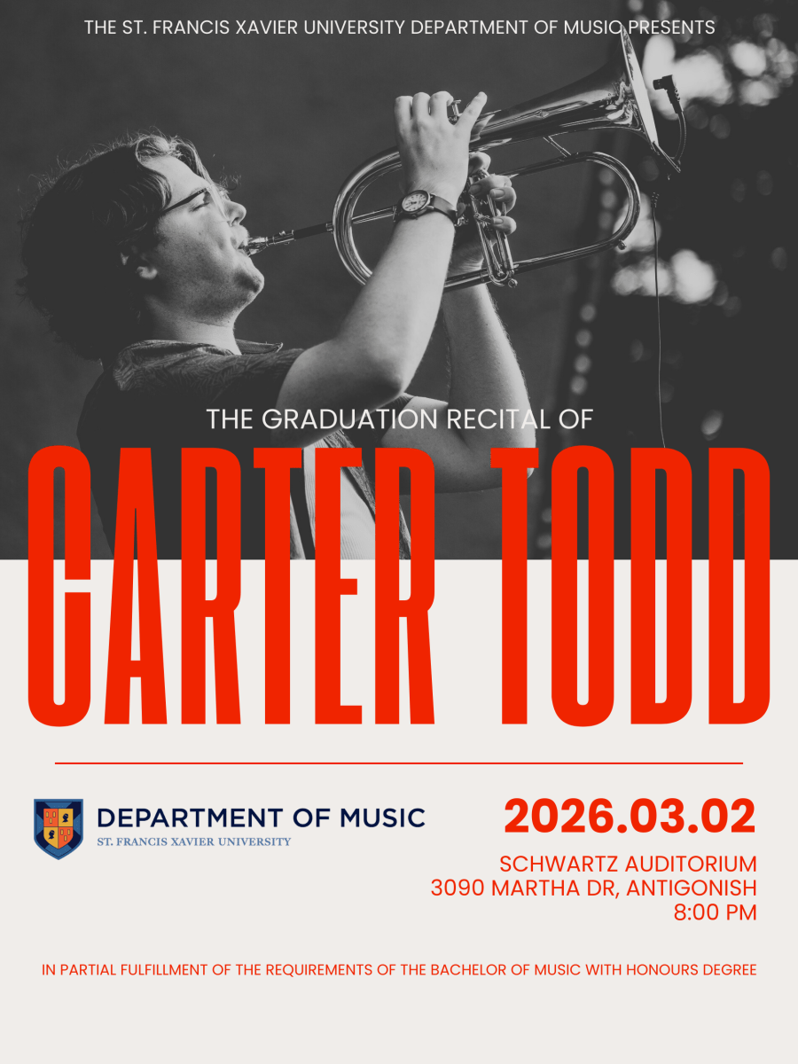 March 2, 2026 @ 8pm - CARTER TODD Graduation Recital (Schwartz Auditorium)