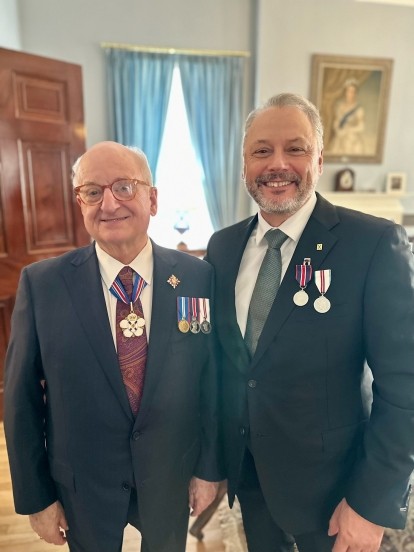 Andy Hakin and Lt Gov